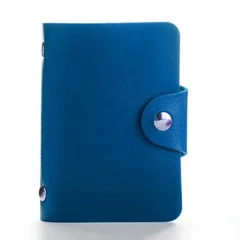 PU Leather 24-Slot Card & Passport Organizer-4