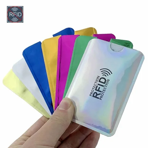 RFID Metal Card Protector Sleeve, 6 x 9.3cm