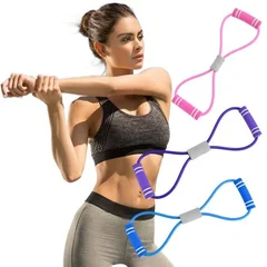 Figure-8 Resistance Band with Non-Slip Handles-3