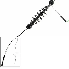 Pre-Tied Fishing Hooks Artificial Bait Cage Set Fishing Feeder-5