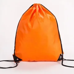 Reusable Oxford Fabric Drawstring Shopping Backpack Food Travel Outdoor Grocery Bag-9
