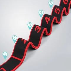 Polyester & Latex Yoga Stretching Strap-4