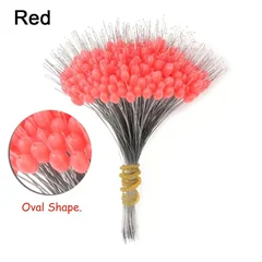 Silicone Fishing Float Stoppers, 300 Pieces, 0.8/1.5/2.5#-12
