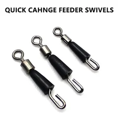 Fishing Swivel Snaps & Feeder Connectors, 30 Pieces-2