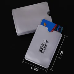RFID Metal Card Protector Sleeve, 6 x 9.3cm-2