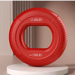 Double Strength Grip Trainer Hand Rehabilitation Silicone Grip Ring Wrist Strengthener-4