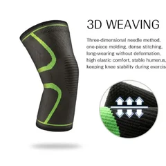 Elastic Nylon Sports Knee Support-8