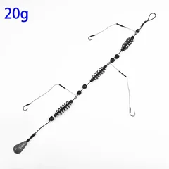 Pre-Tied Fishing Hooks Artificial Bait Cage Set Fishing Feeder-11