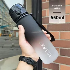 Gradient Color Sports Water Bottle Large Capacity Portable Unisex Stylish Design-6