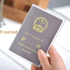 Silicone Transparent Waterproof Dirt-Resistant ID Card Holder Passport Business Credit Bank Card Case-4