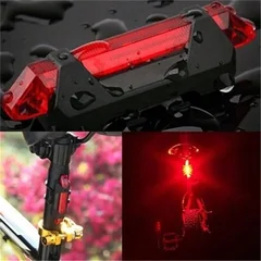 USB-Rechargeable LED Bike Tail Light, 3 Modes-6