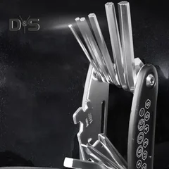 16-in-1 Bicycle Multi-Tool with Tire Levers-12