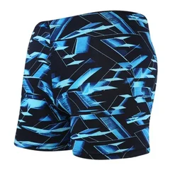 Men's Quick-Dry Elastic-Waist Swim Shorts-10