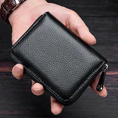 Genuine Leather Credit Card & ID Holder-1