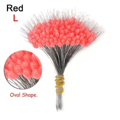 Silicone Fishing Float Stoppers, 300 Pieces, 0.8/1.5/2.5#-9