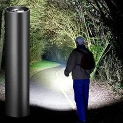 Mini Aluminum USB-Rechargeable LED Flashlight, 14500 Battery-3