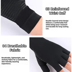 Unisex Half-Finger Cycling & Training Gloves-10
