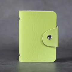 PU Leather 24-Slot Card & Passport Wallet-5