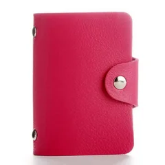 PU Leather 24-Slot Card & Passport Organizer-10