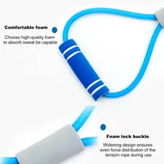 Figure-8 Resistance Band with Non-Slip Handles-6