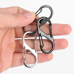 S-Type Zinc Alloy Locking Carabiners, 10 Pack-9