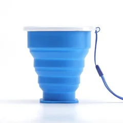 BPA FREE Food-Grade Silicone Foldable Travel Cup Portable Outdoor Coffee Tumbler-8