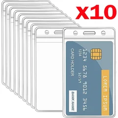 Transparent Card Protector Sleeves, 5/10 Pieces-7