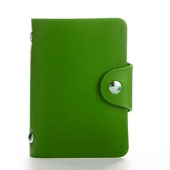 PU Leather 24-Slot Card & Passport Organizer-5