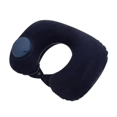U-Shaped Portable Outdoor Press-Type Self-Inflating Car Seat Cushion Neck Pillow-5