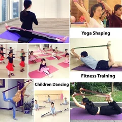 Polyester & Latex Yoga Stretching Strap-3
