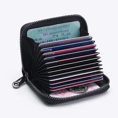 Genuine Leather Credit Card & ID Holder-6