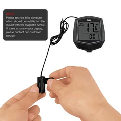 Wired Bike Computer Bicycle Computer Rain Protection LCD Display-9