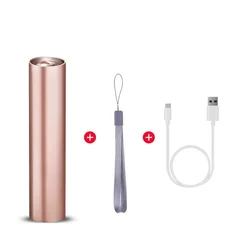 Mini Aluminum USB-Rechargeable LED Flashlight, 14500 Battery-7