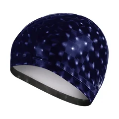 Elastic Waterproof PU Swimming Cap-2