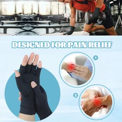 Unisex Half-Finger Cycling & Training Gloves-2
