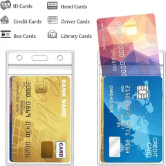 Transparent Card Protector Sleeves, 5/10 Pieces-4