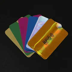 RFID Metal Card Protector Sleeve, 6 x 9.3cm-4