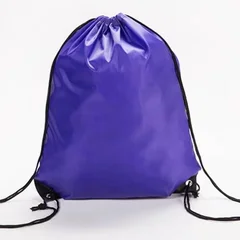 Reusable Oxford Fabric Drawstring Shopping Backpack Food Travel Outdoor Grocery Bag-5