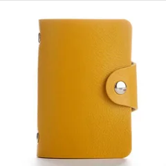 PU Leather 24-Slot Card & Passport Organizer-8