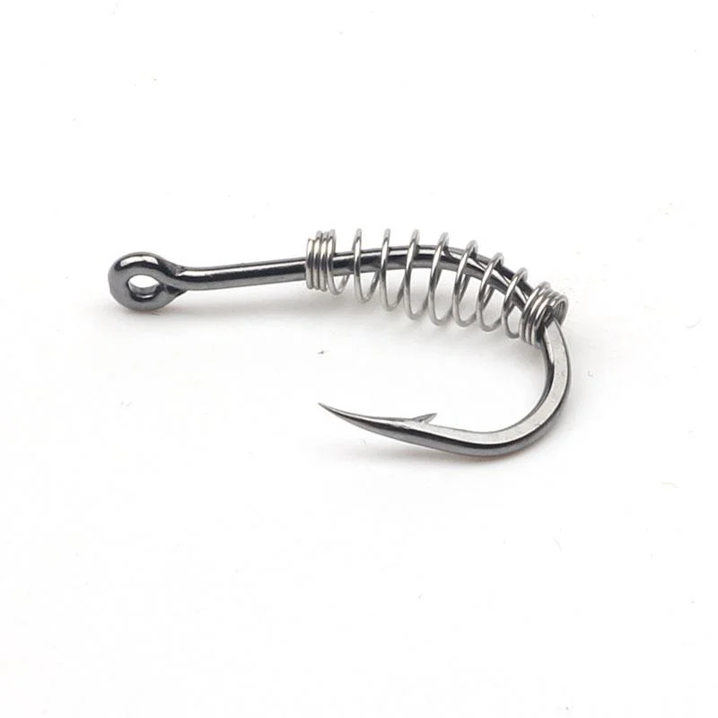 Stainless Steel Spring Fishing Hooks, 10 Pieces — Product detail image 5