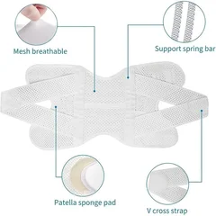 LXY Adjustable Knee Support with Side Stabilizers-4