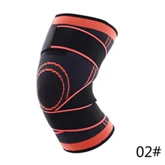Sportliche rutschfeste Einzel-Kniebandage, Kompressions-Kniebandage, Sport-Kniepolster für Laufen, Basketball und Fitness-3