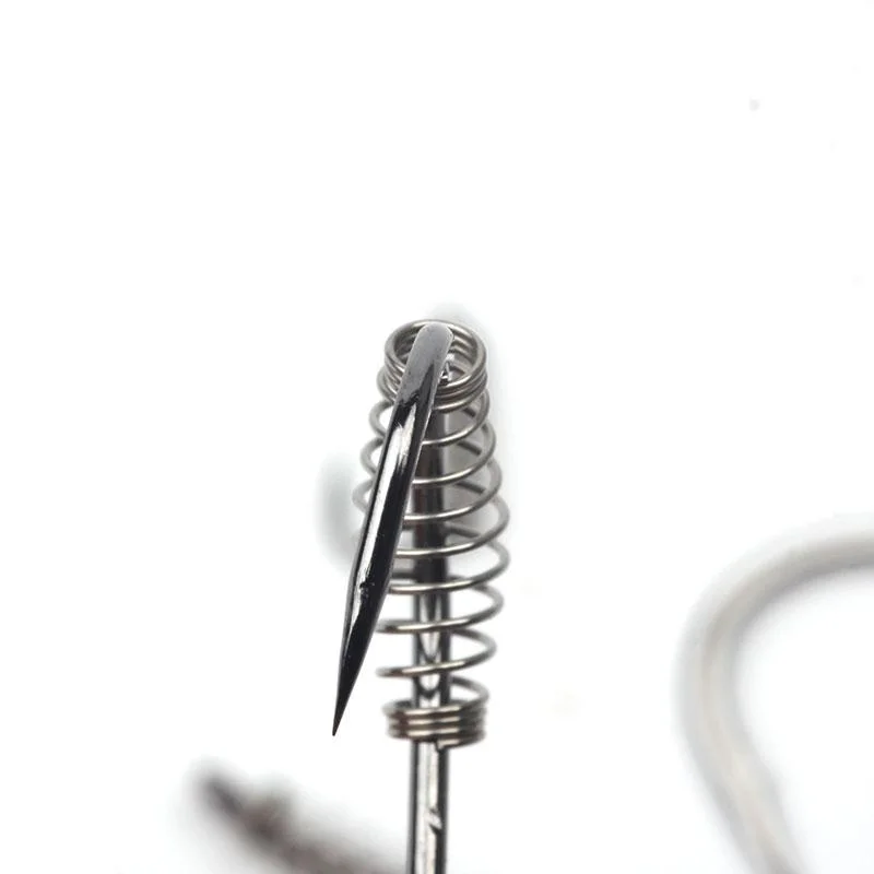 Stainless Steel Spring Fishing Hooks, 10 Pieces — Product detail image 4
