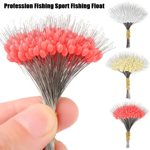 Silicone Fishing Float Stoppers, 300 Pieces, 0.8/1.5/2.5#