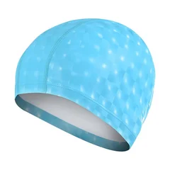 Elastic Waterproof PU Swimming Cap-7