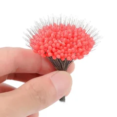 Silicone Fishing Float Stoppers, 300 Pieces, 0.8/1.5/2.5#-3