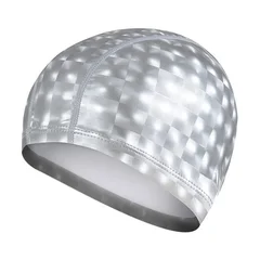 Elastic Waterproof PU Swimming Cap-8