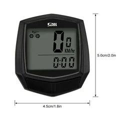 Wired Bike Computer Bicycle Computer Rain Protection LCD Display-6
