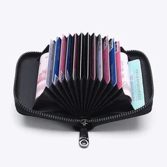 Genuine Leather Credit Card & ID Holder-7