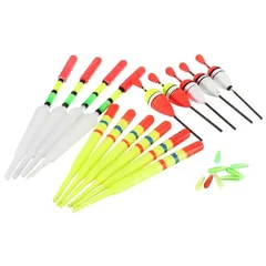 Fishing Float 15pcs Set Floats Fishing Bobbers Slip Indicators Accessories-3
